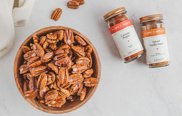 Sweet and Spicy Candied Nuts