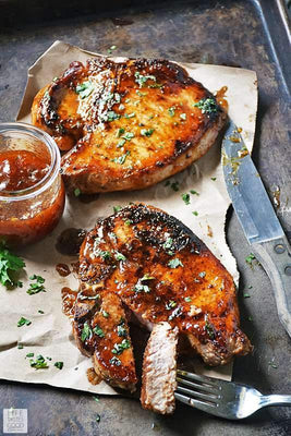 Apricot and Chili Roasted Pork