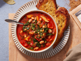 Garlicky Tuscan Squash and Stewy White Beans
