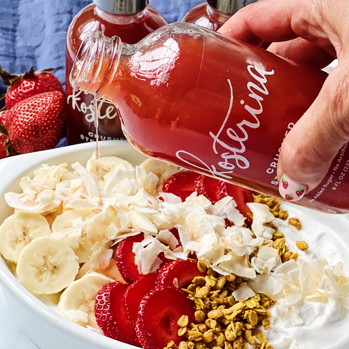 Kosterina Crushed Strawberry Vinegar