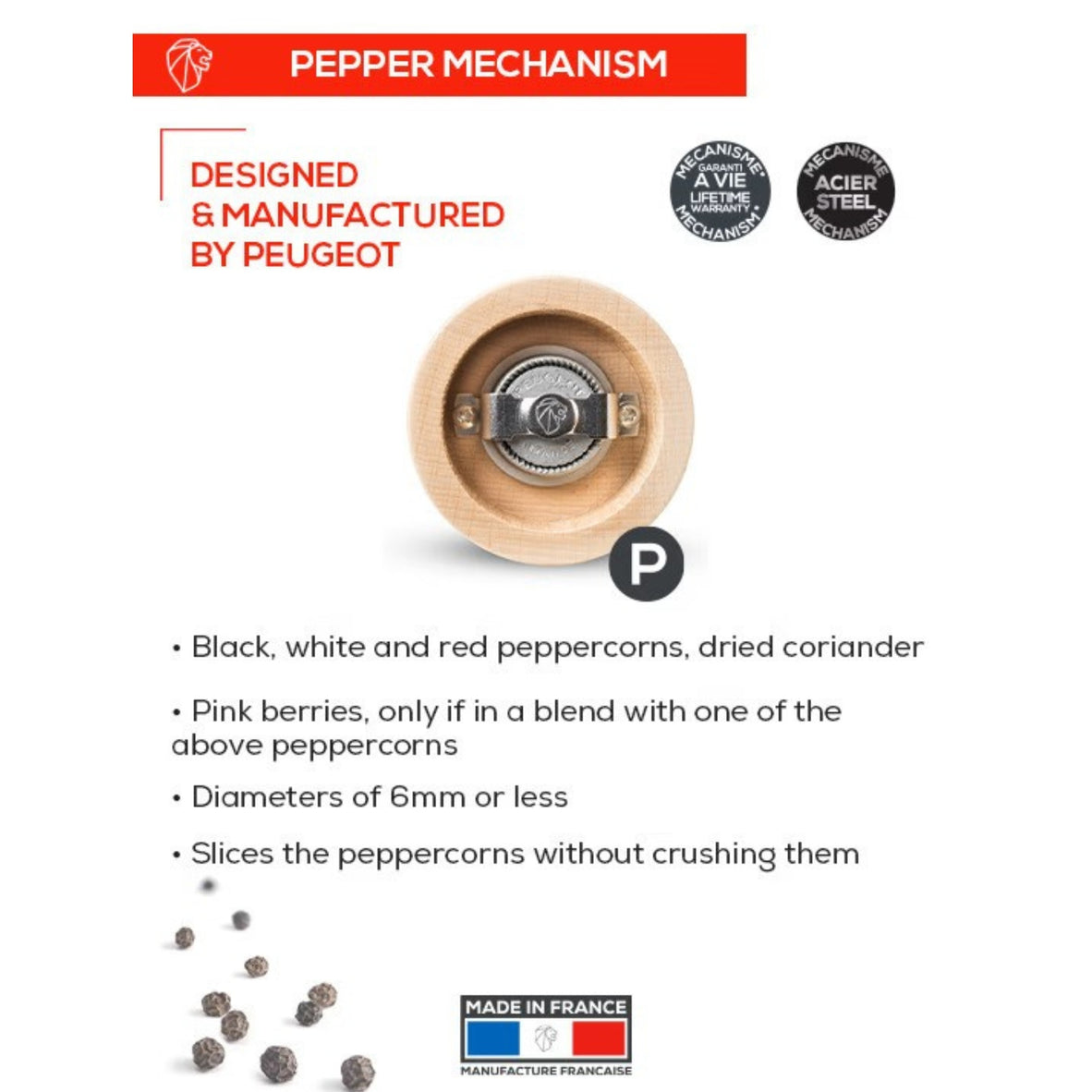 Peugeot Boreal Pepper Mill