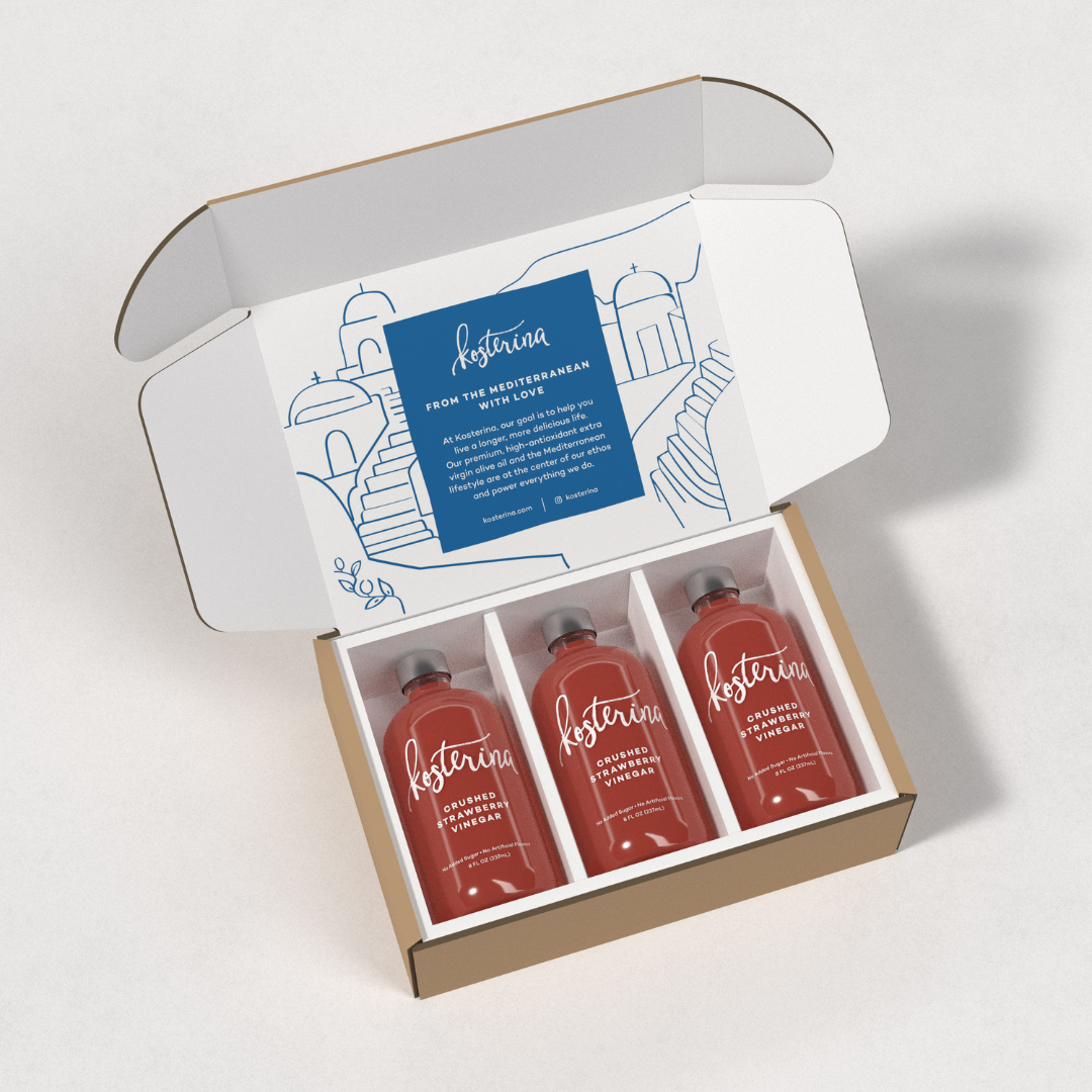Kosterina Crushed Strawberry Vinegar