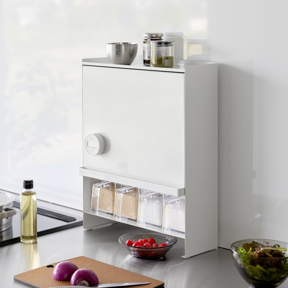 Yamazaki Home Concealable Spice Rack - Steel