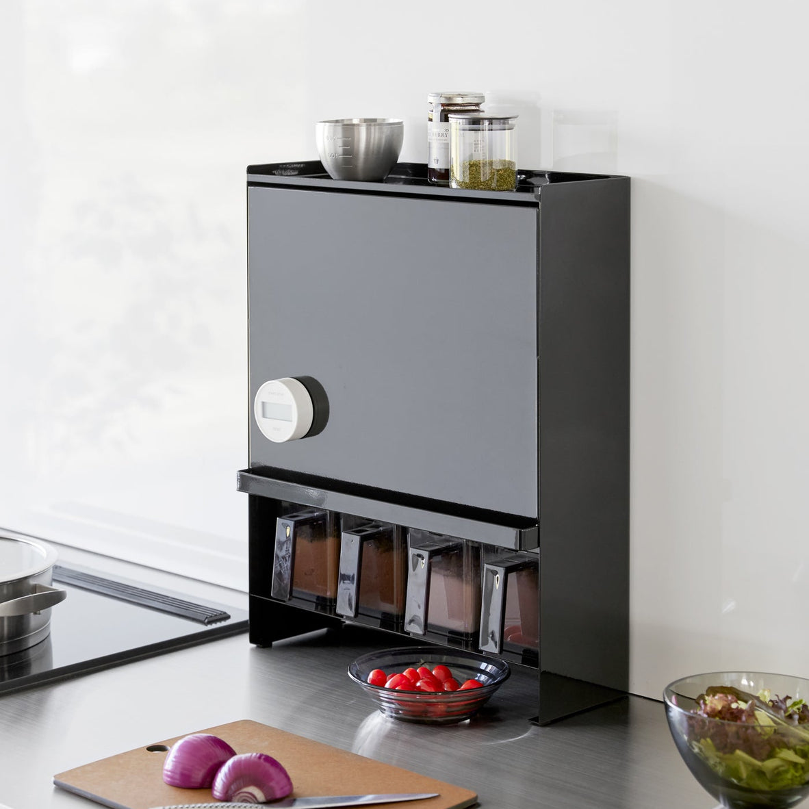 Yamazaki Home Concealable Spice Rack - Steel