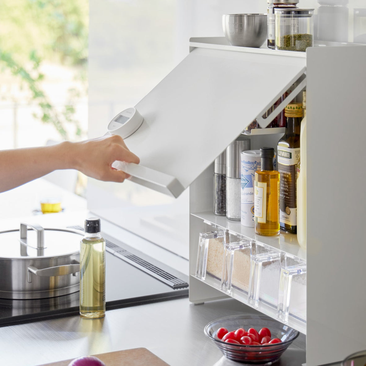 Yamazaki Home Concealable Spice Rack - Steel