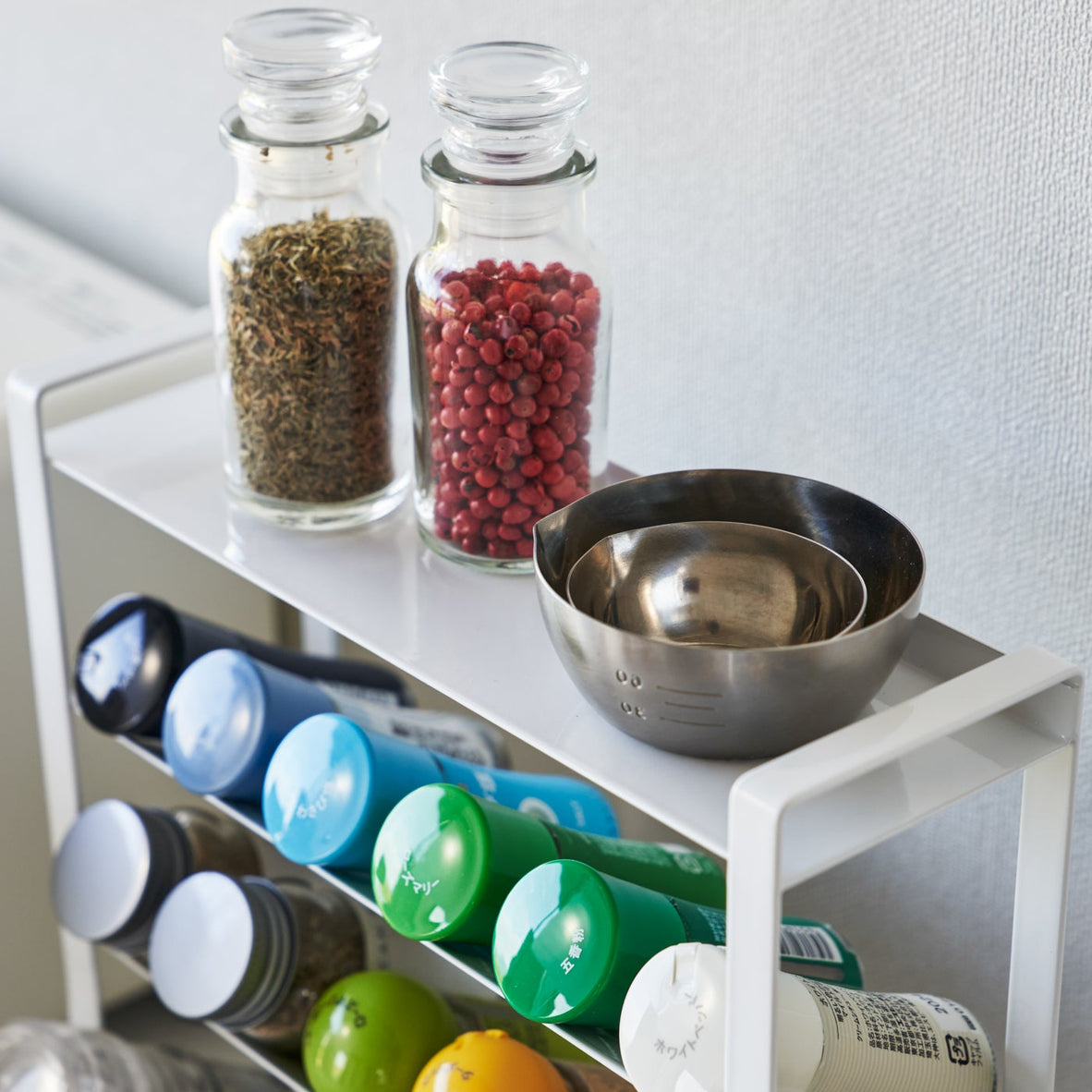 Yamazaki Home Four-Tier Slim Spice Rack - Steel
